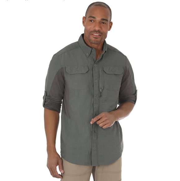 New! Wicking Button Down Shirt - Picture 1 of 11